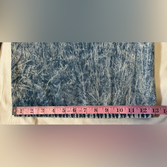 ASOS DESIGN Acid Wash Wide Leg Jeans Women's 34x32 (Actual 33x31) - Picture 7 of 13